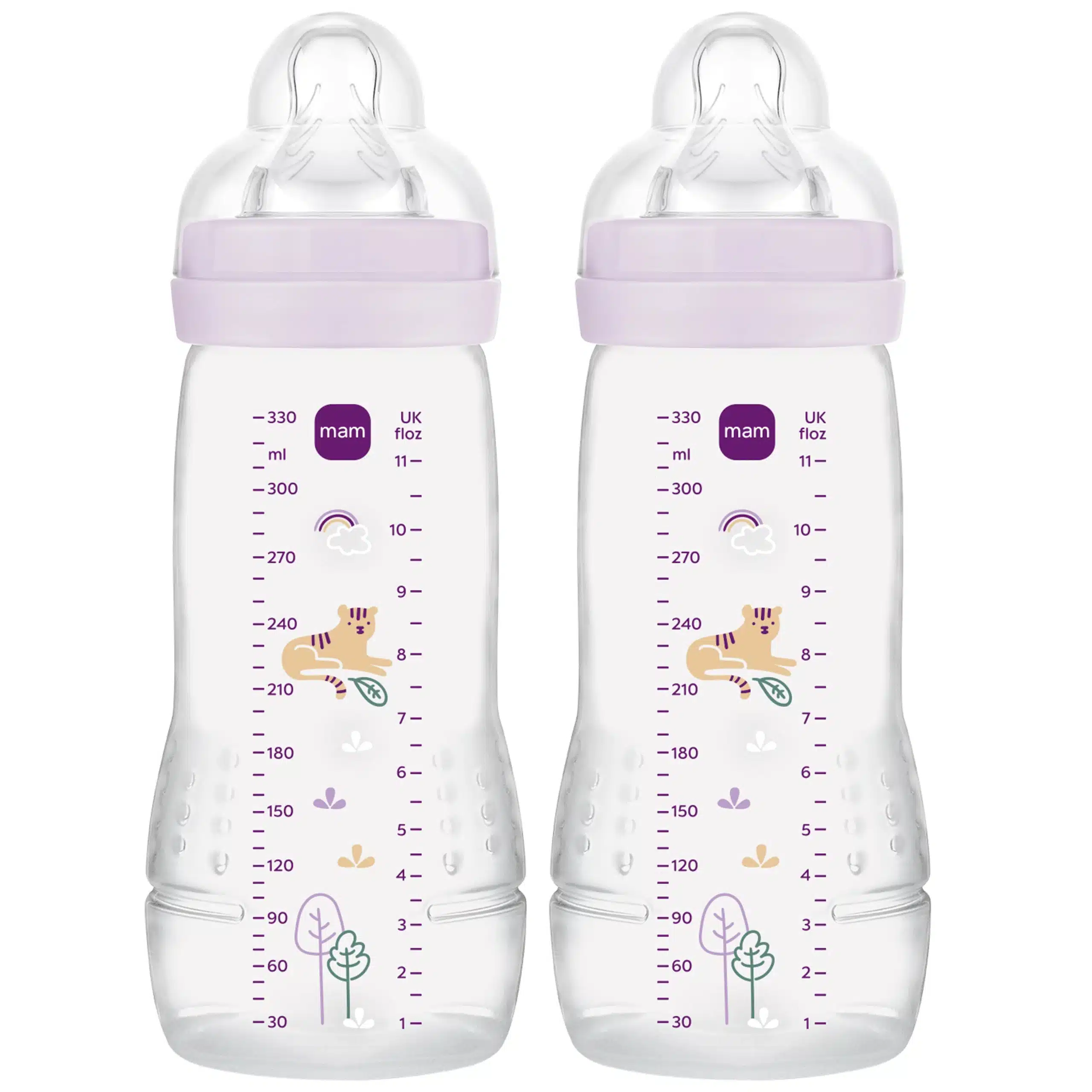 MAM - Easy Active Baby Bottle 330ml - 2 Pack - 4+ Months - Image 4