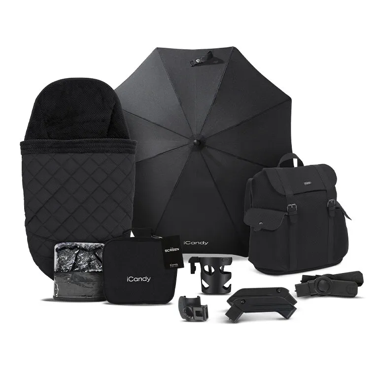 iCandy Peach 7 Designer Collection Complete Bundle + Pebble Pro Car Seat & Base - Cerium - Image 8