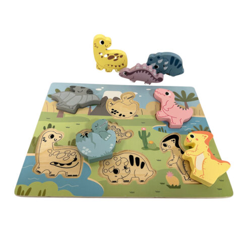 Just For Me - Wooden Dinosaur Puzzle (8 Pcs)