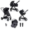 Mimi Travel System Coco i-Size Car Seat – Black 1