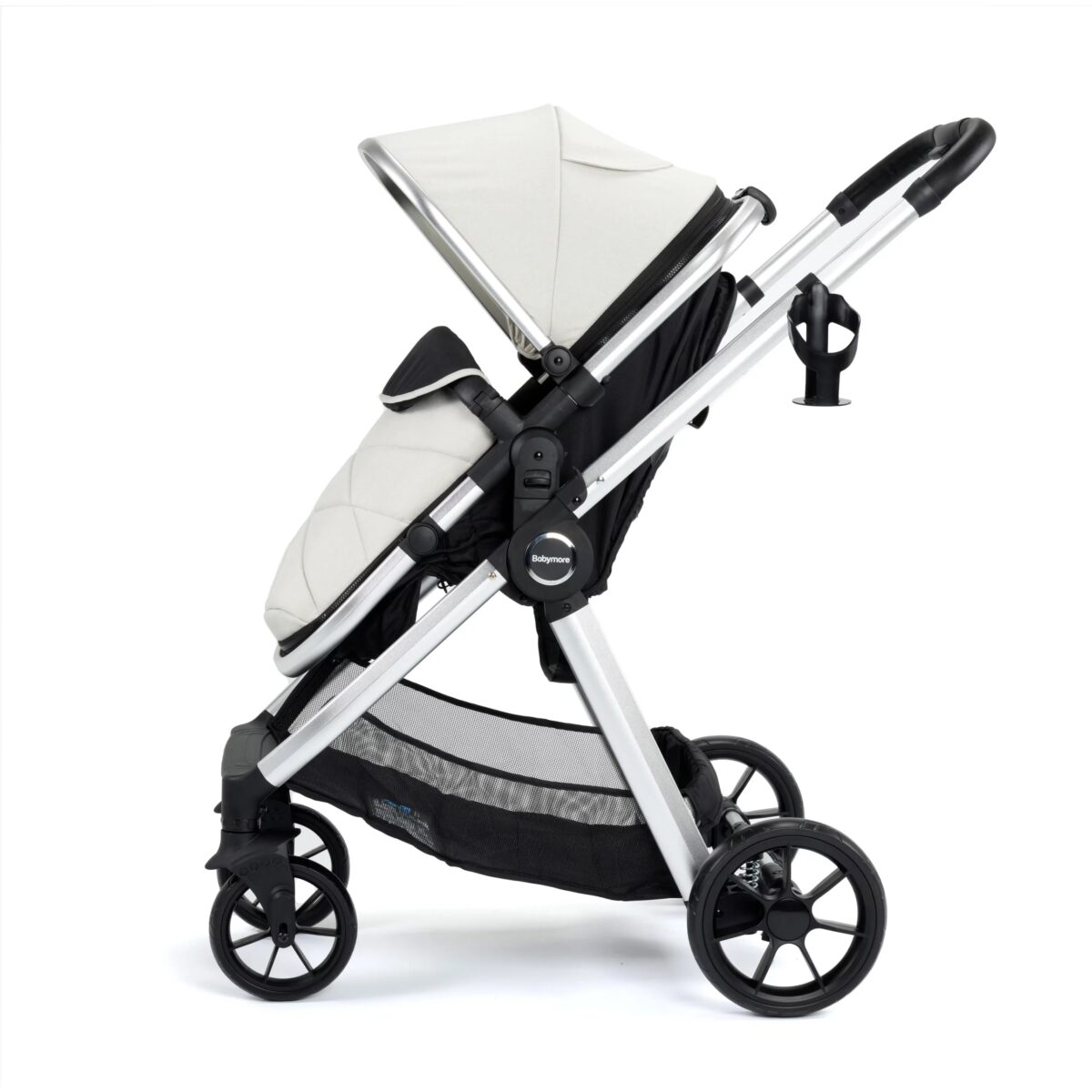 Mimi Travel System Pecan i-Size Car Seat - Silver 6