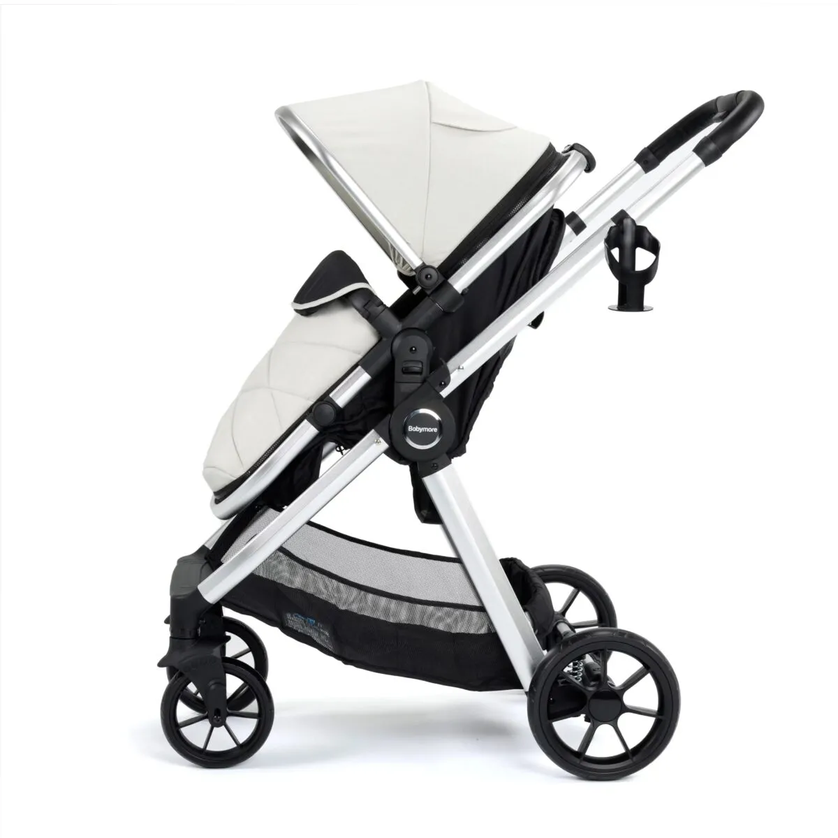 Mimi Travel System Pecan i-Size Car Seat and Base - Silver 8