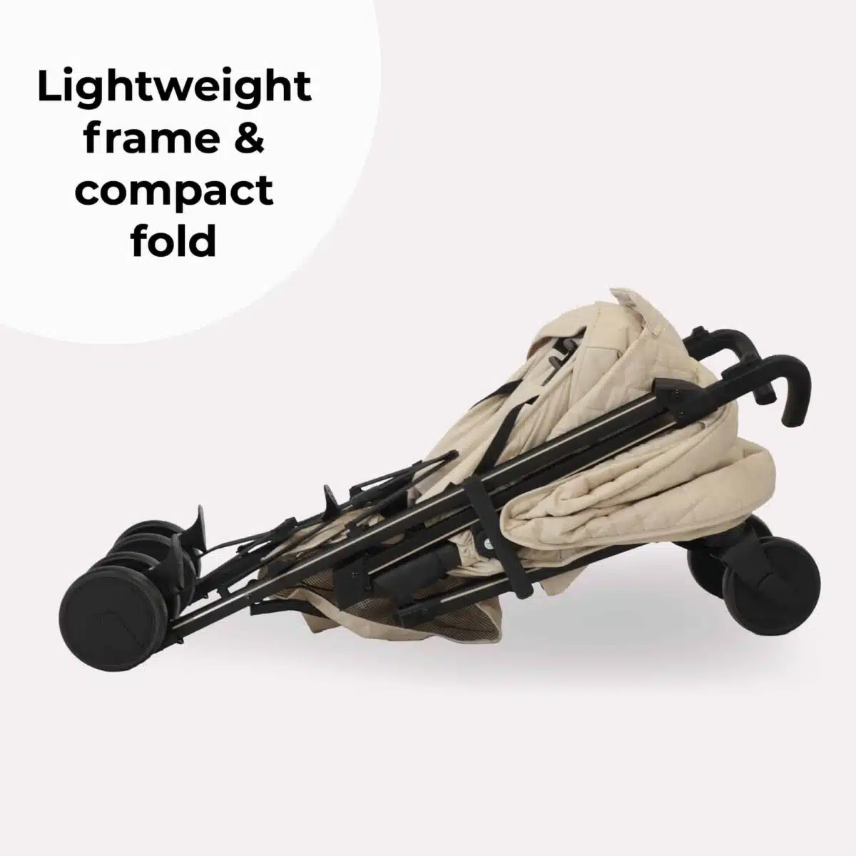 My Babiie MB51 Quilted Stroller - Sand - Image 15