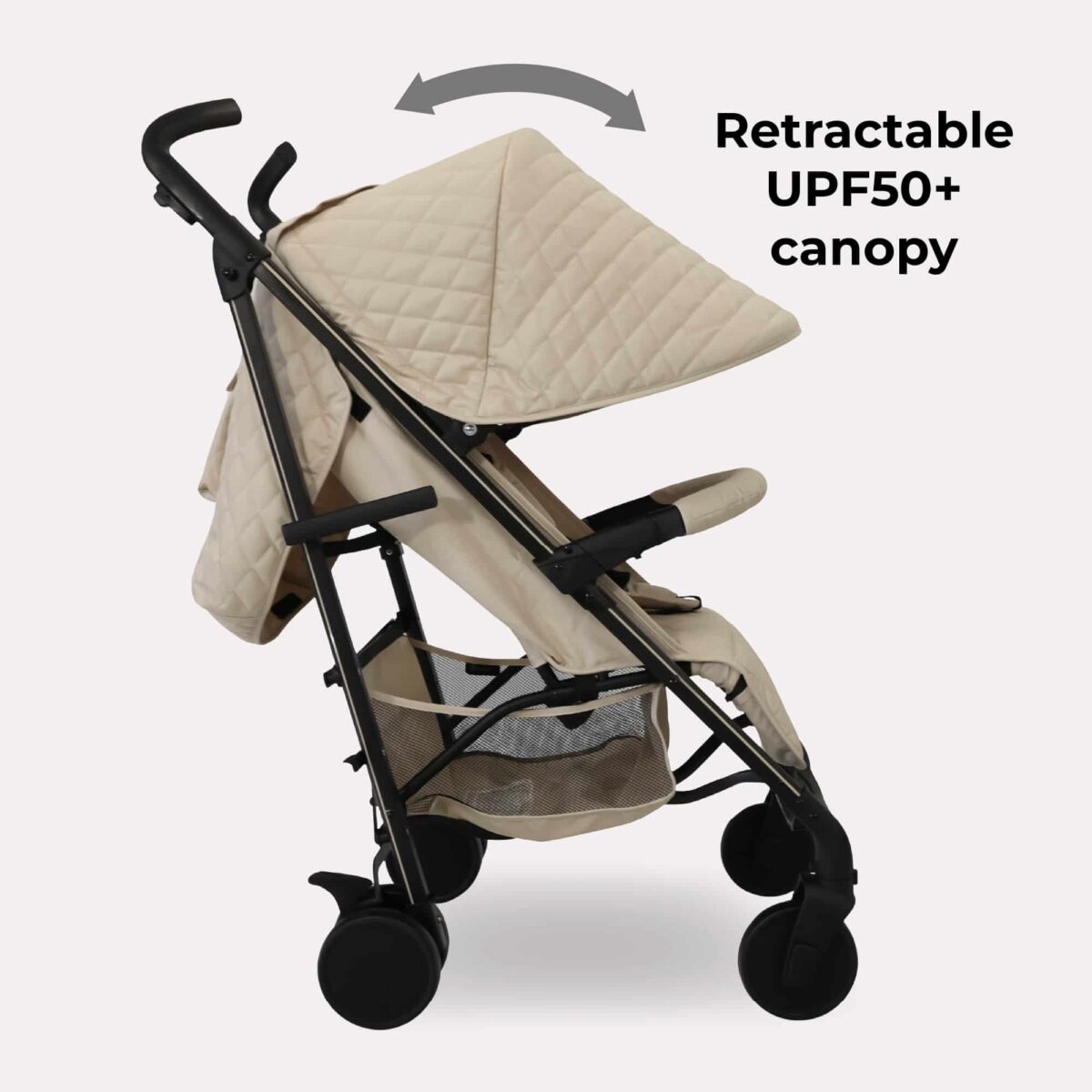 My Babiie MB51 Quilted Stroller - Sand - Image 14