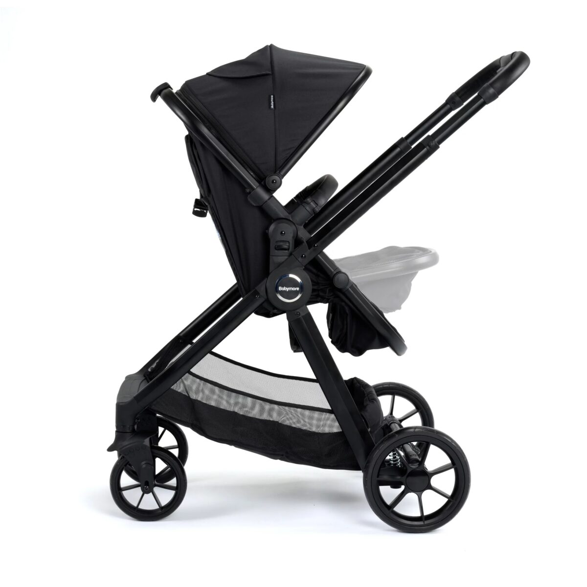 Babymore Mimi Travel System with Pecan i-Size Car Seat Black - 2