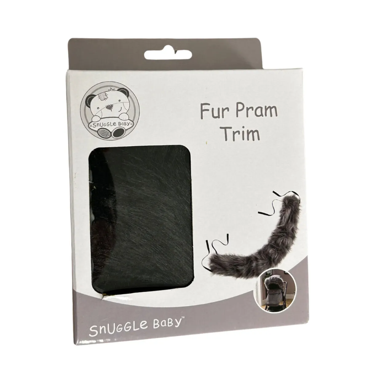 Snuggle Baby - Buggy/Pram Hood Fur Trim - Image 2