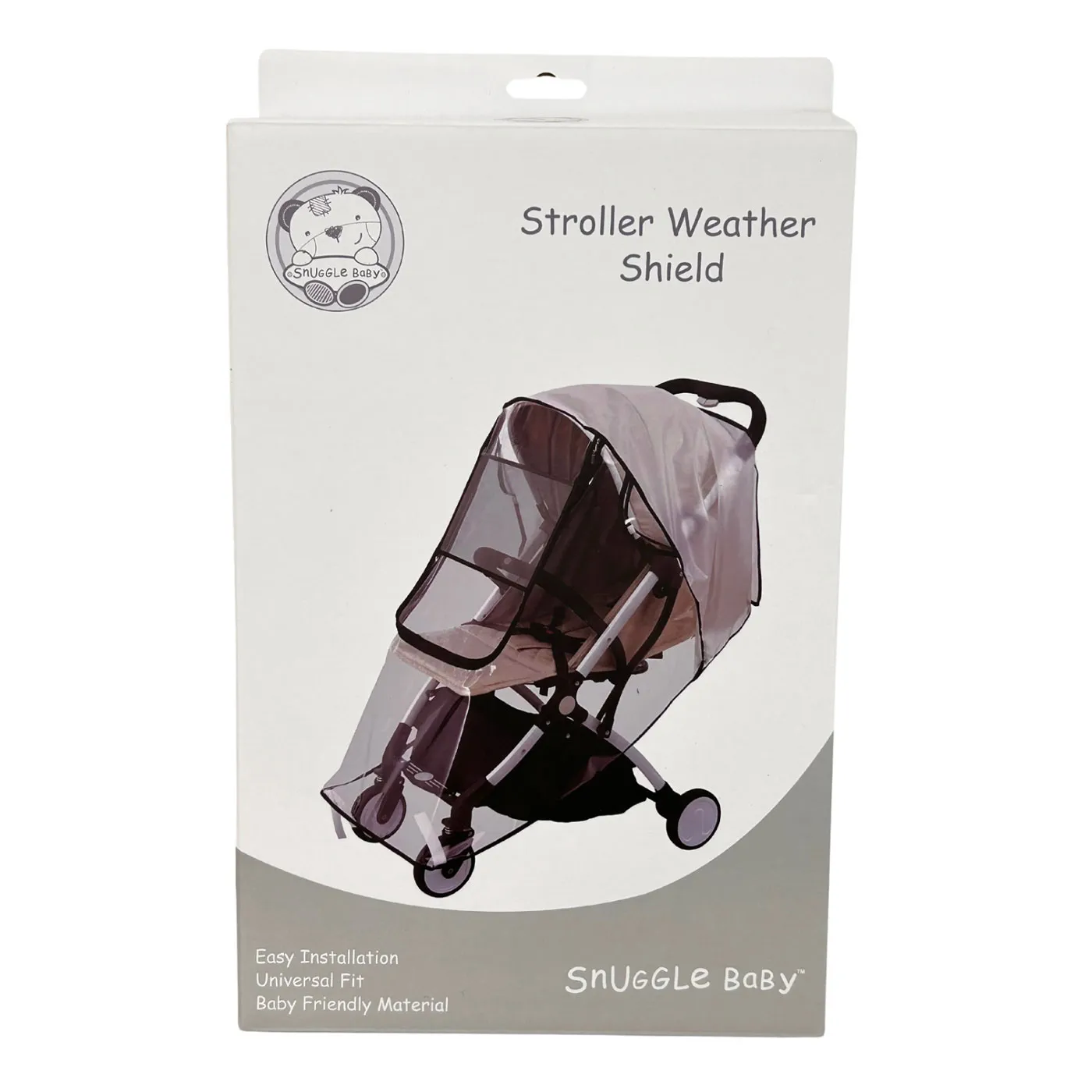Stroller shield outlet