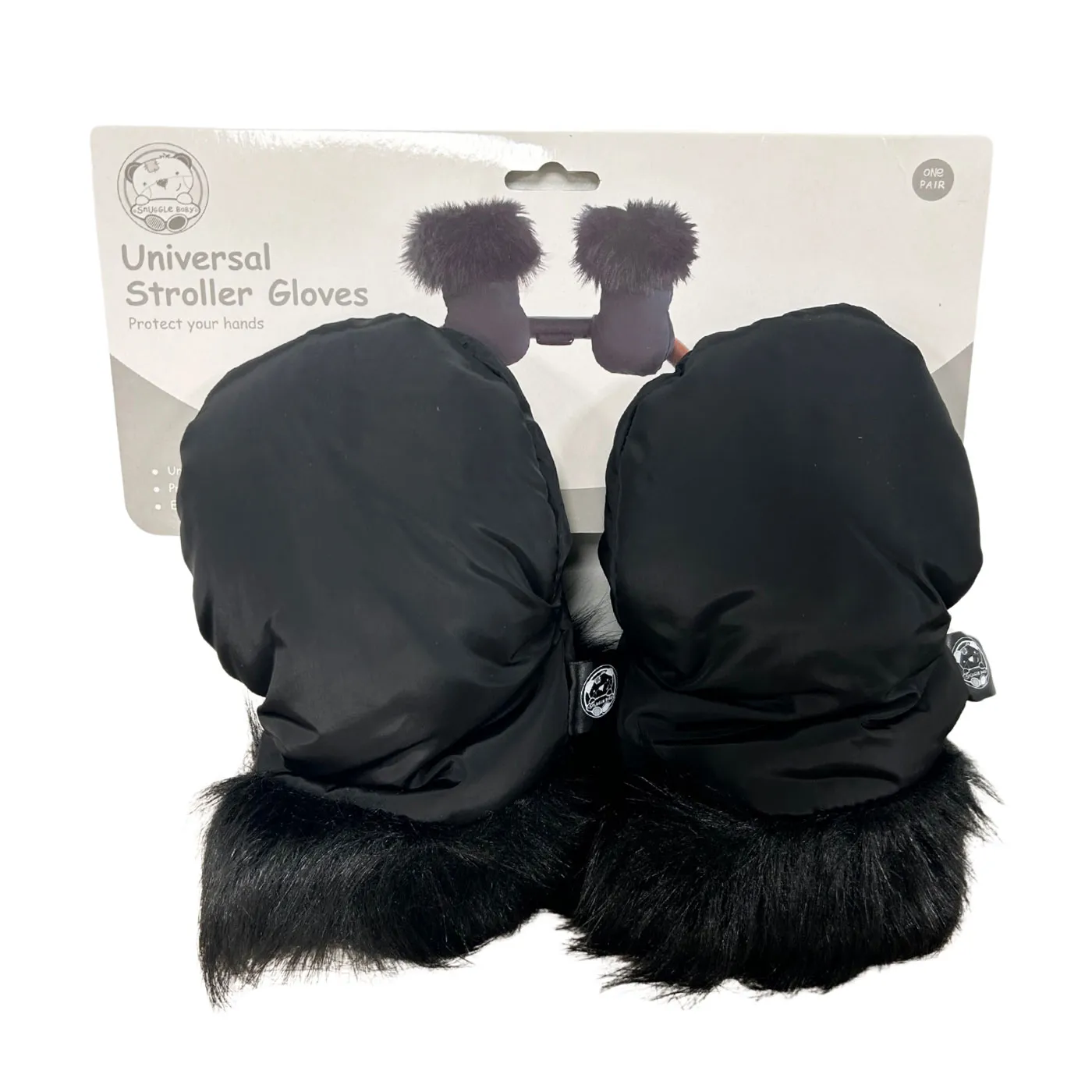 Snuggle Baby Baby Stroller Pram Gloves with Fur Trim and Magnets Olivers BabyCare