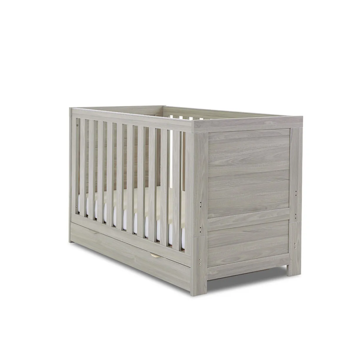 Obaby Nika 140X70cm Underdrawer for Cot Bed - Grey Wash - Image 2