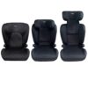 MyBabiie MBCS23 Quilted Black i-Size High Back Booster Seat | 100-150cm | Billie Faiers Edition