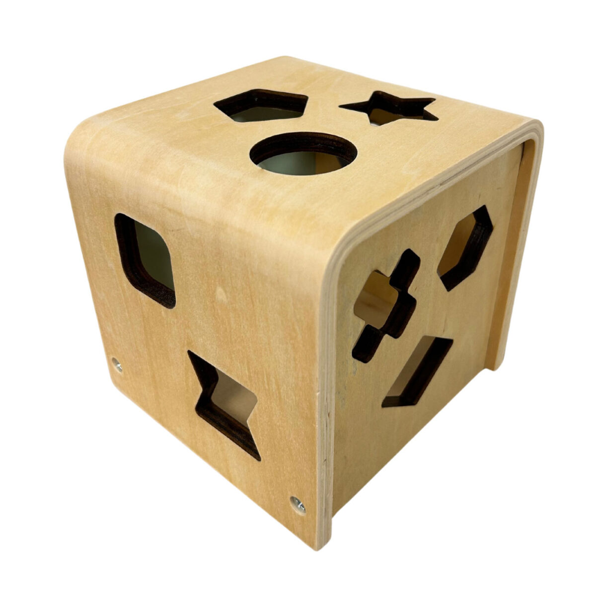 Just For Me - Wooden Shape Sorting Cube (11pcs) - Image 3