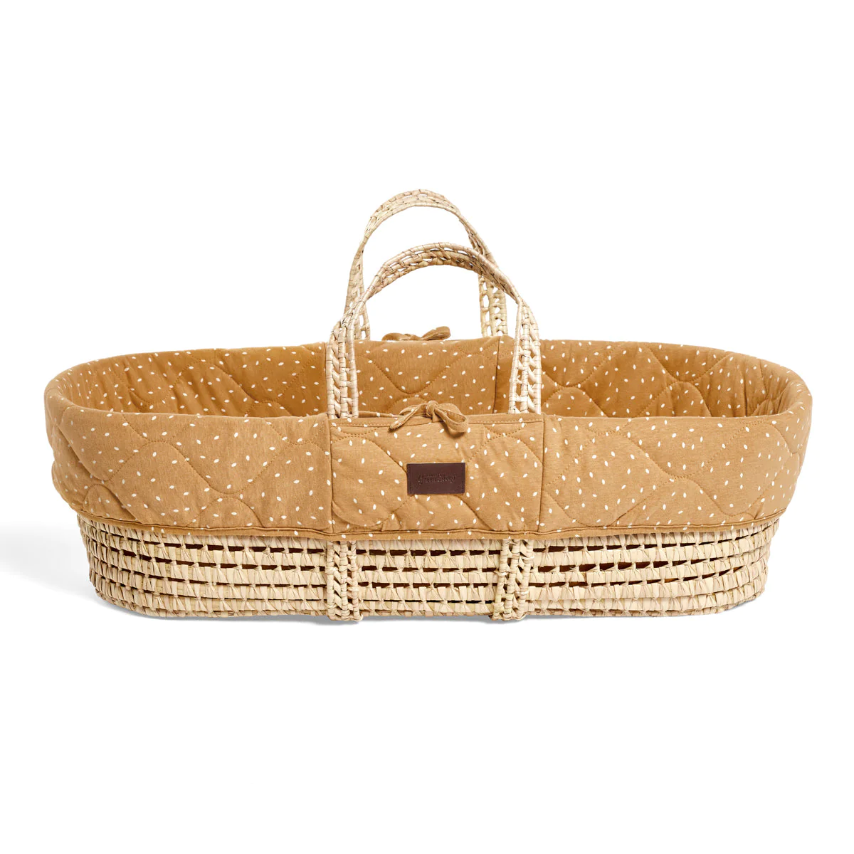 LGS Moses Basket and Rocking Stand Bundle - Honey Rice from Olivers Baby Care