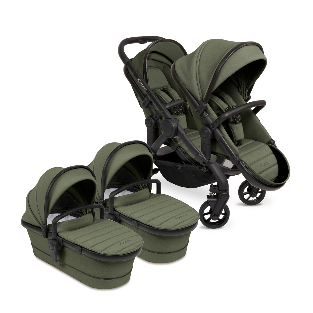iCandy Peach 7 Travel System - Twin Ivy from Olivers Baby Care