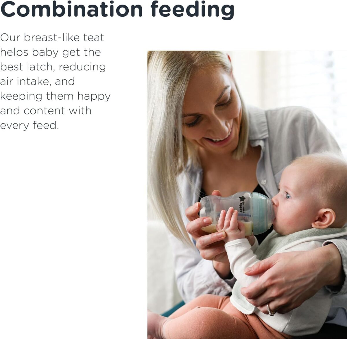 Tommee Tippee Advanced Anti-Colic Baby Bottle (1 Pack) - 260ml - Image 7