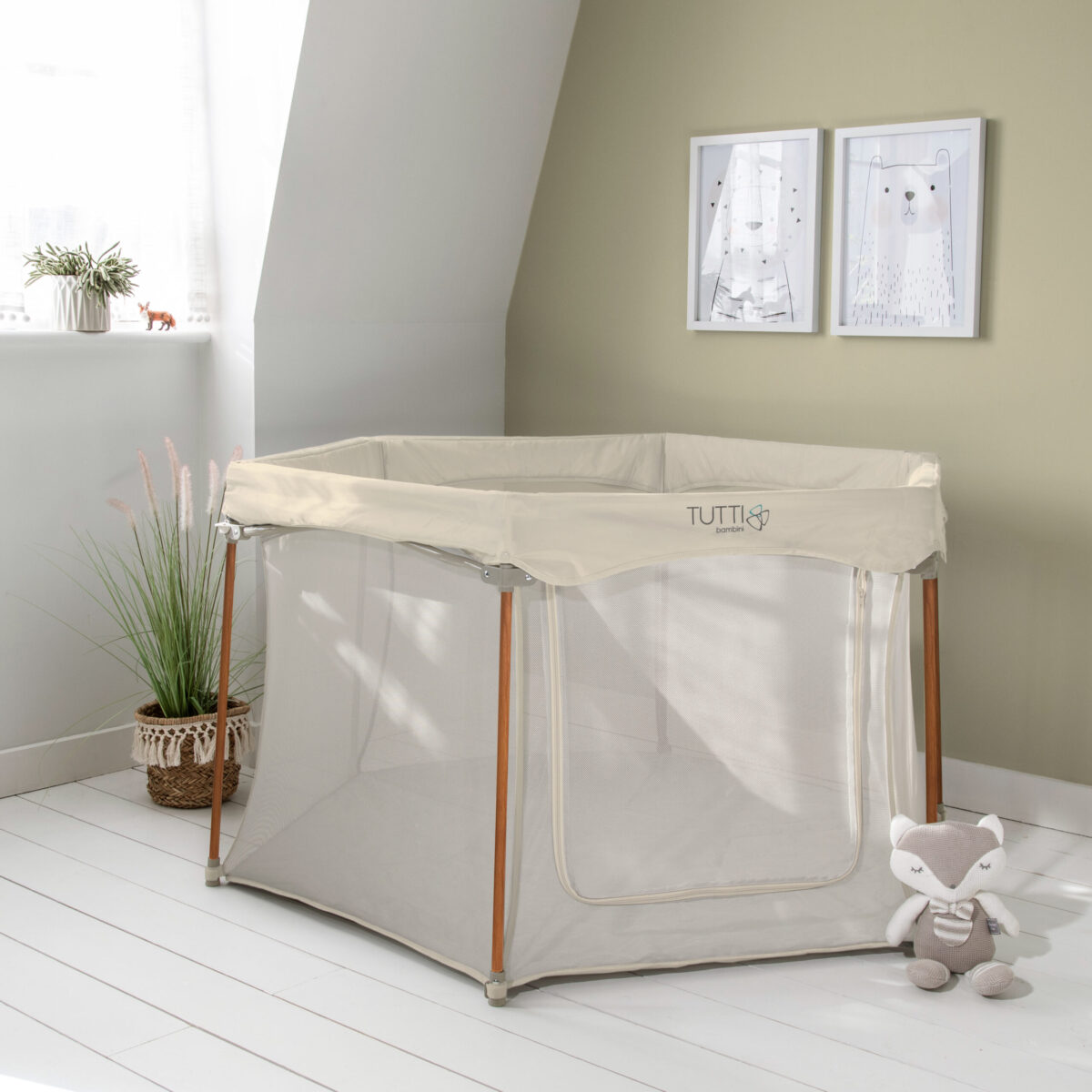 Tutti Bambini Hexa Playpen – Ecru - Image 2