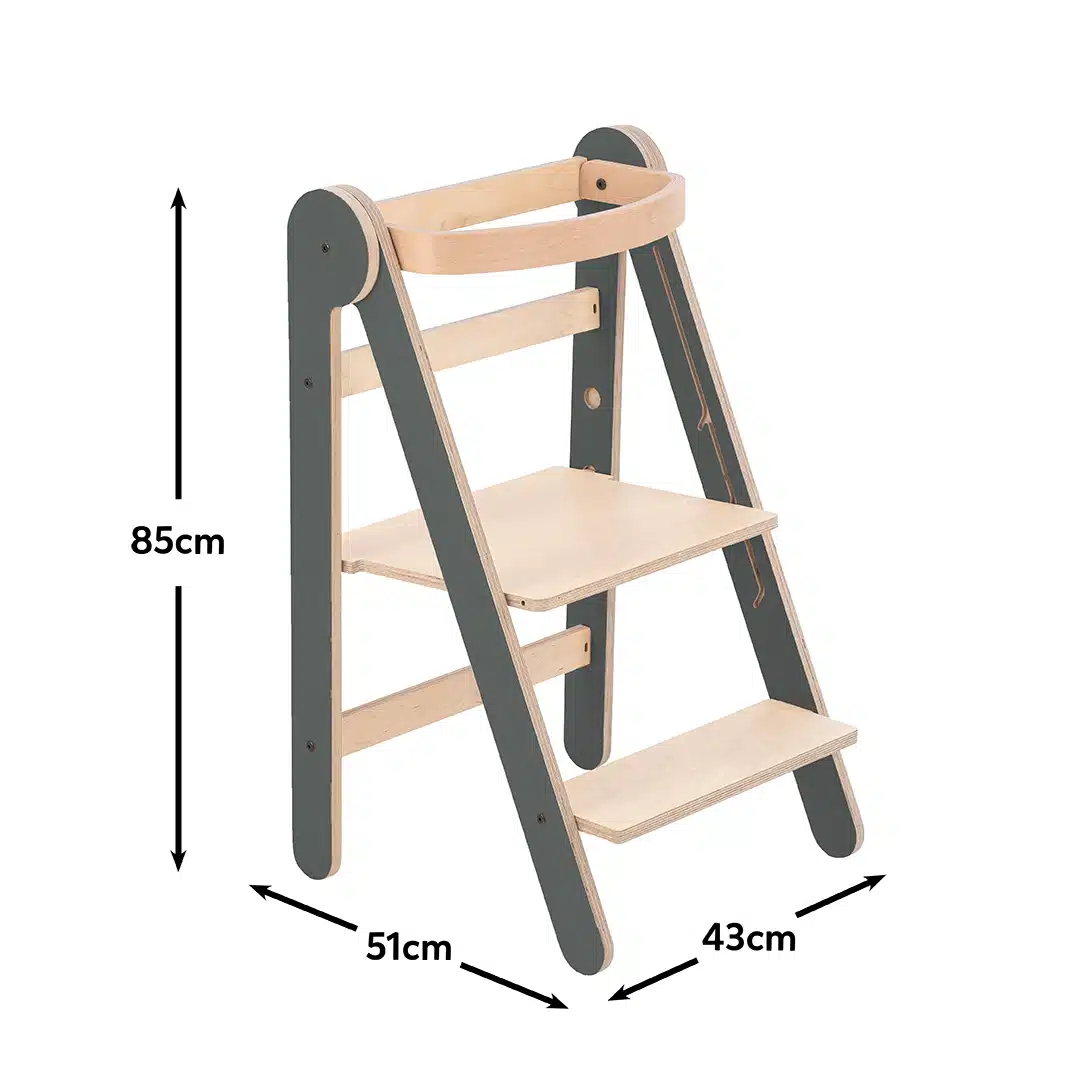 MamaToyz FoldAway Learning Tower Adjustable Safety Platform