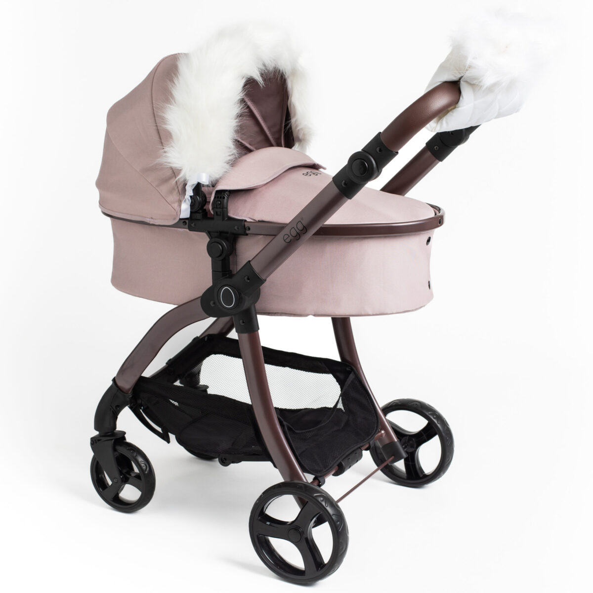 Roma egg® Dolls Pram Fur Accessory Pack - White - Image 2