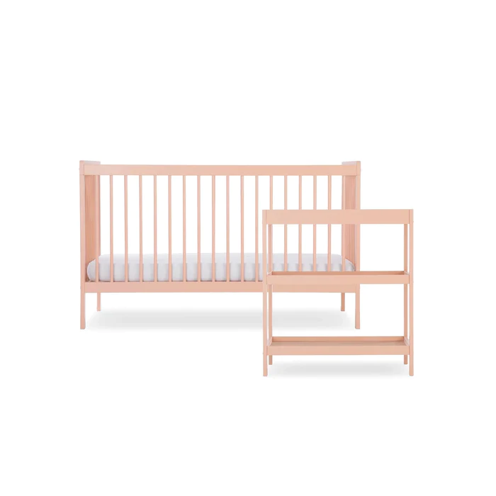 CuddleCo Nola 2pc Nursery Furniture Set Soft Blush at Olivers Baby Care