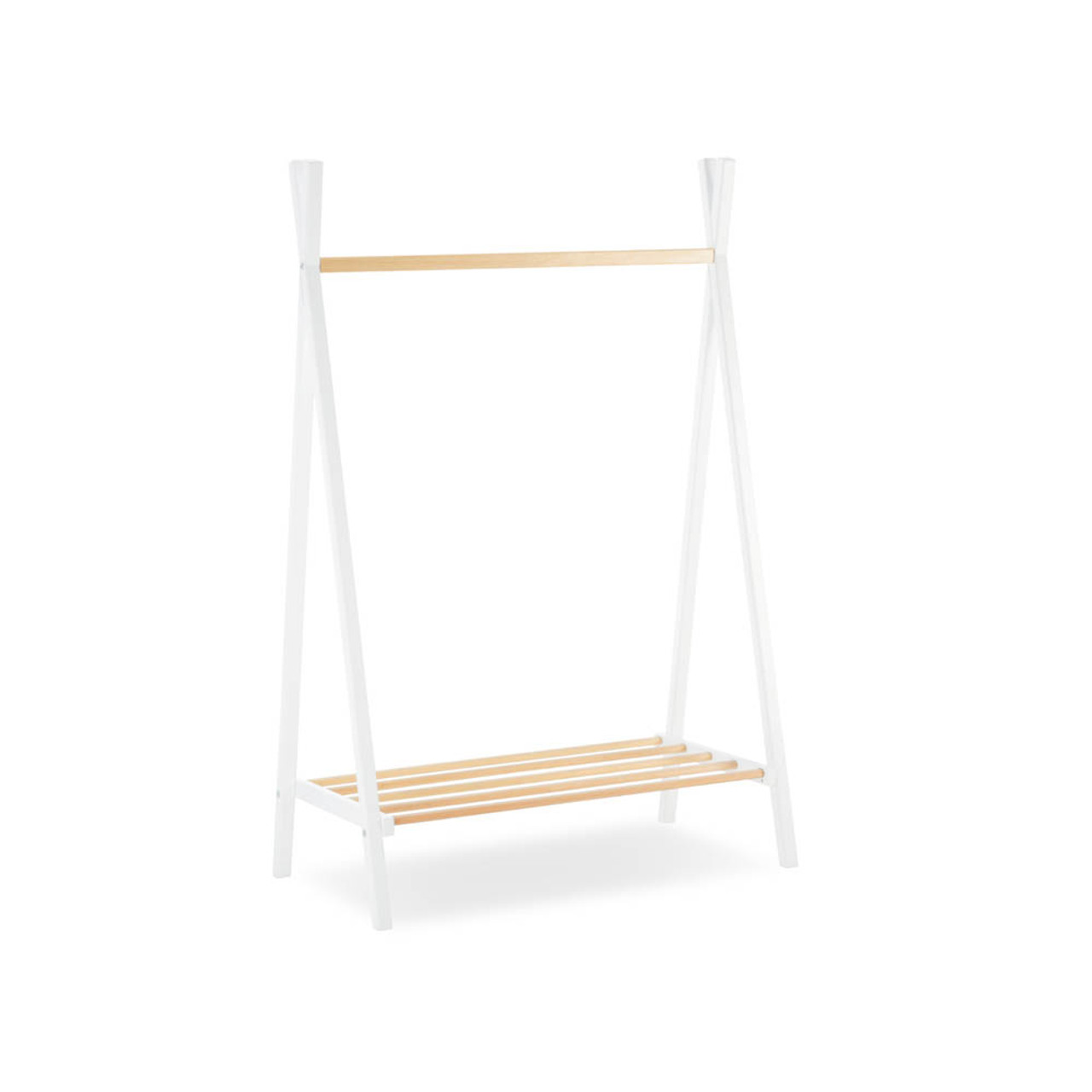 CuddleCo Nola Clothes Rail White/Natural from Olivers Baby Care