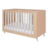 Tutti Bambini Fika Mini Cot Bed - Light Oak/White Sand