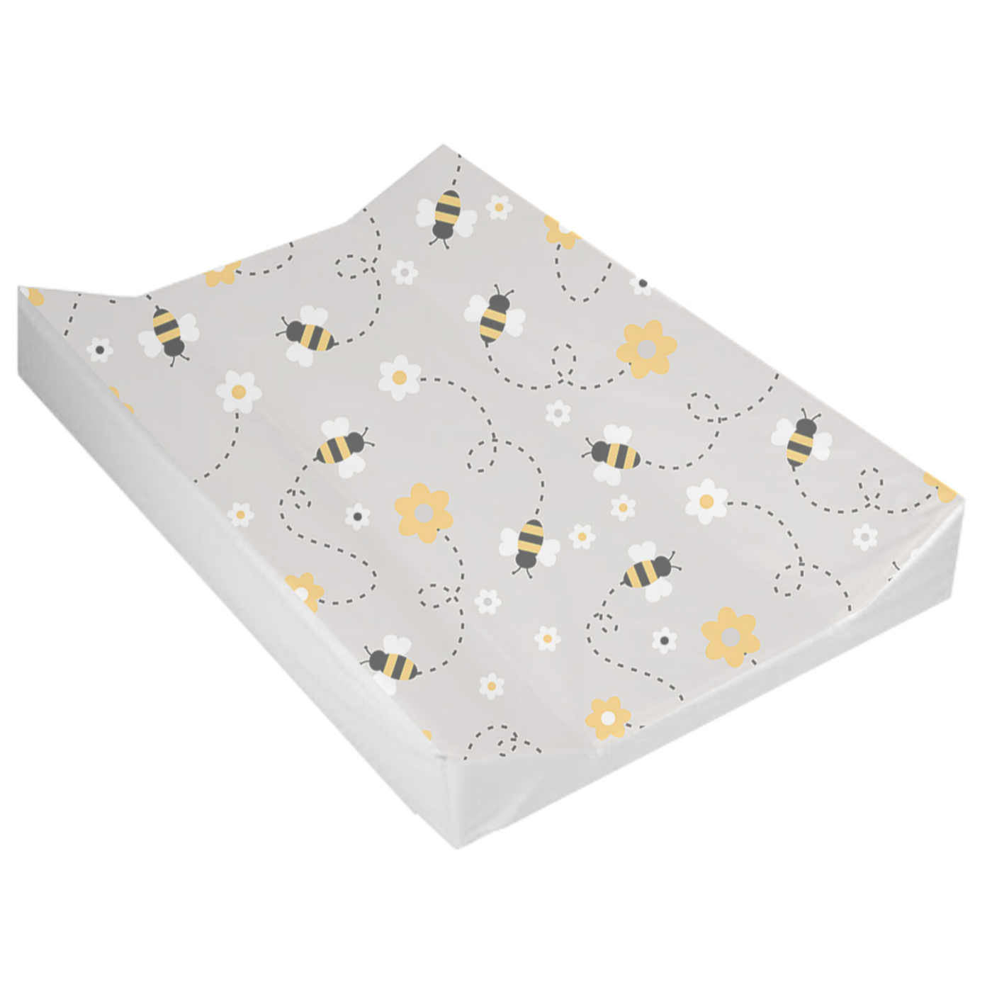 Callowesse Anti-Roll Baby Changing Mat with Raised Edges - Bee from Olivers Baby Care