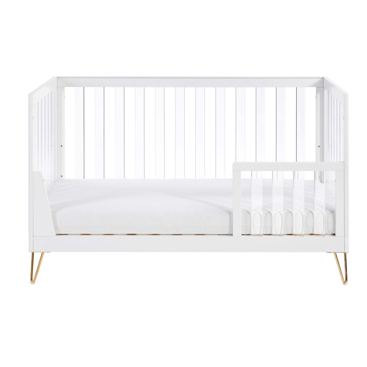 Babymore Kimi XL Acrylic Cot Bed - 140cm x 70cm - Image 3