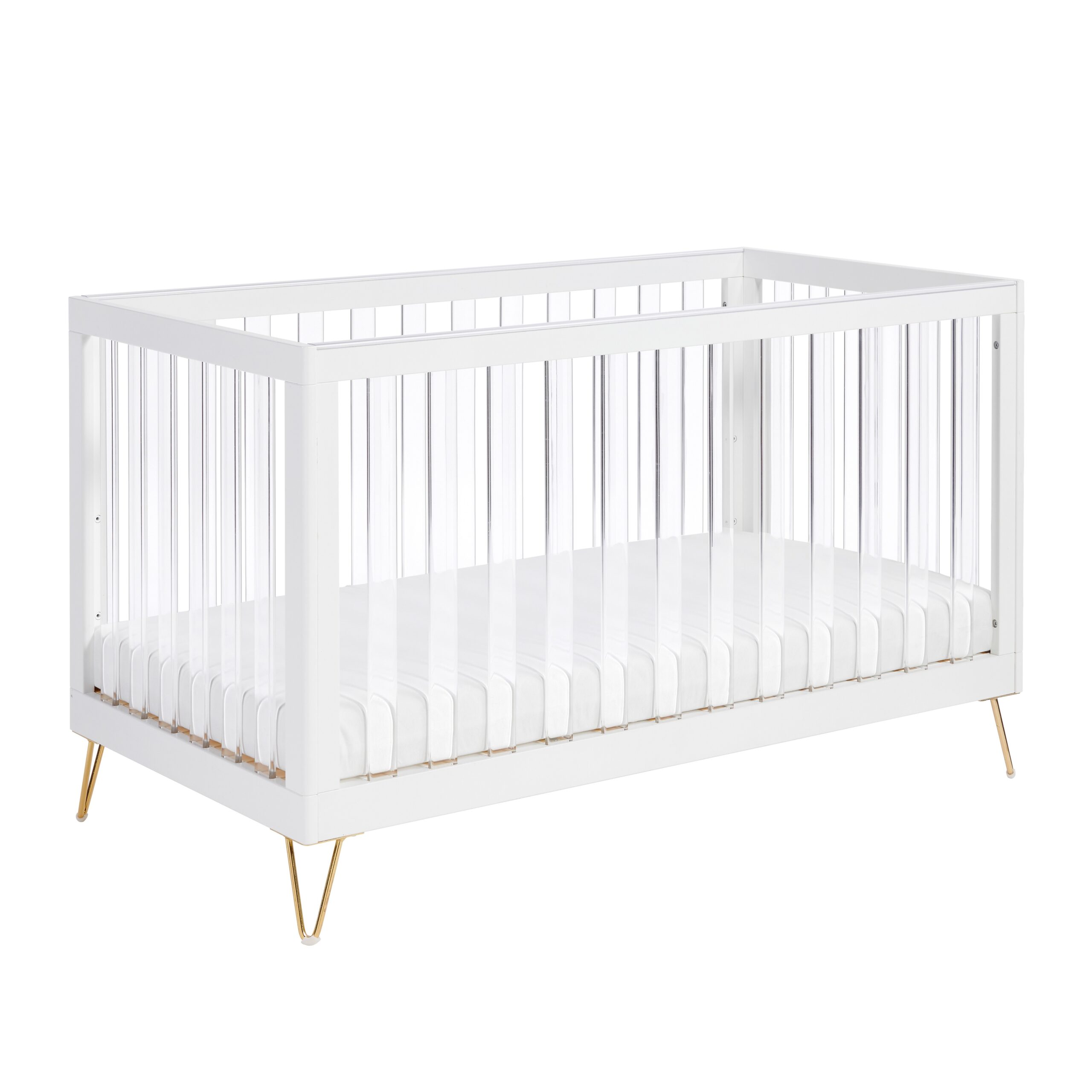Babymore Kimi XL Acrylic Cot Bed - 140cm x 70cm from Olivers Baby Care