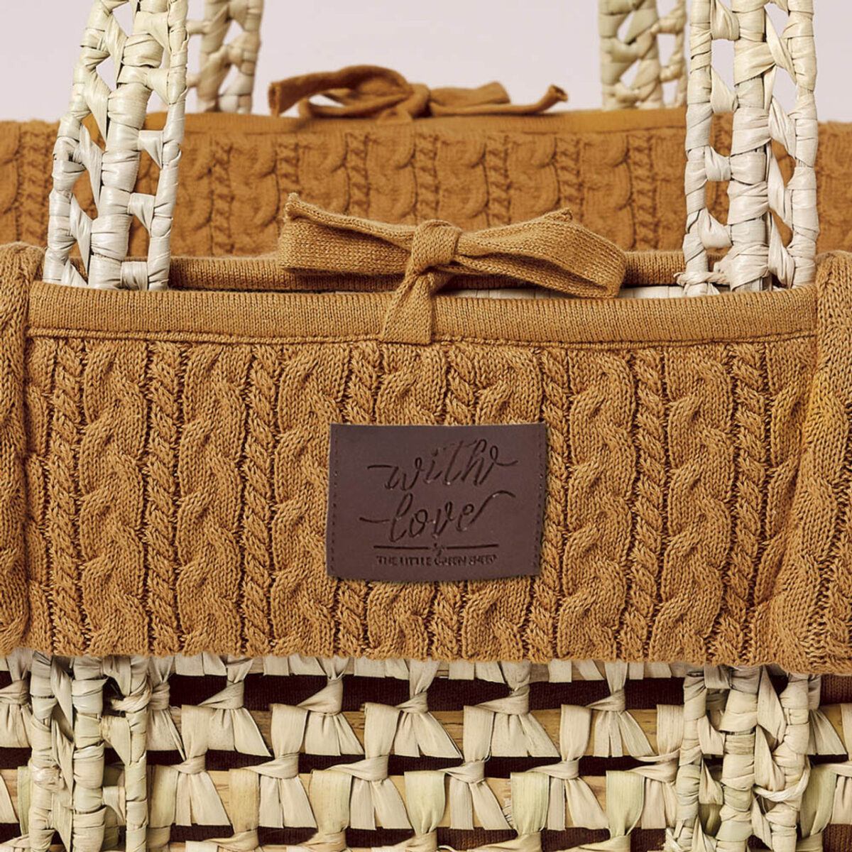 LGS Moses Basket & Rocking Stand Bundle - Honey - Image 3