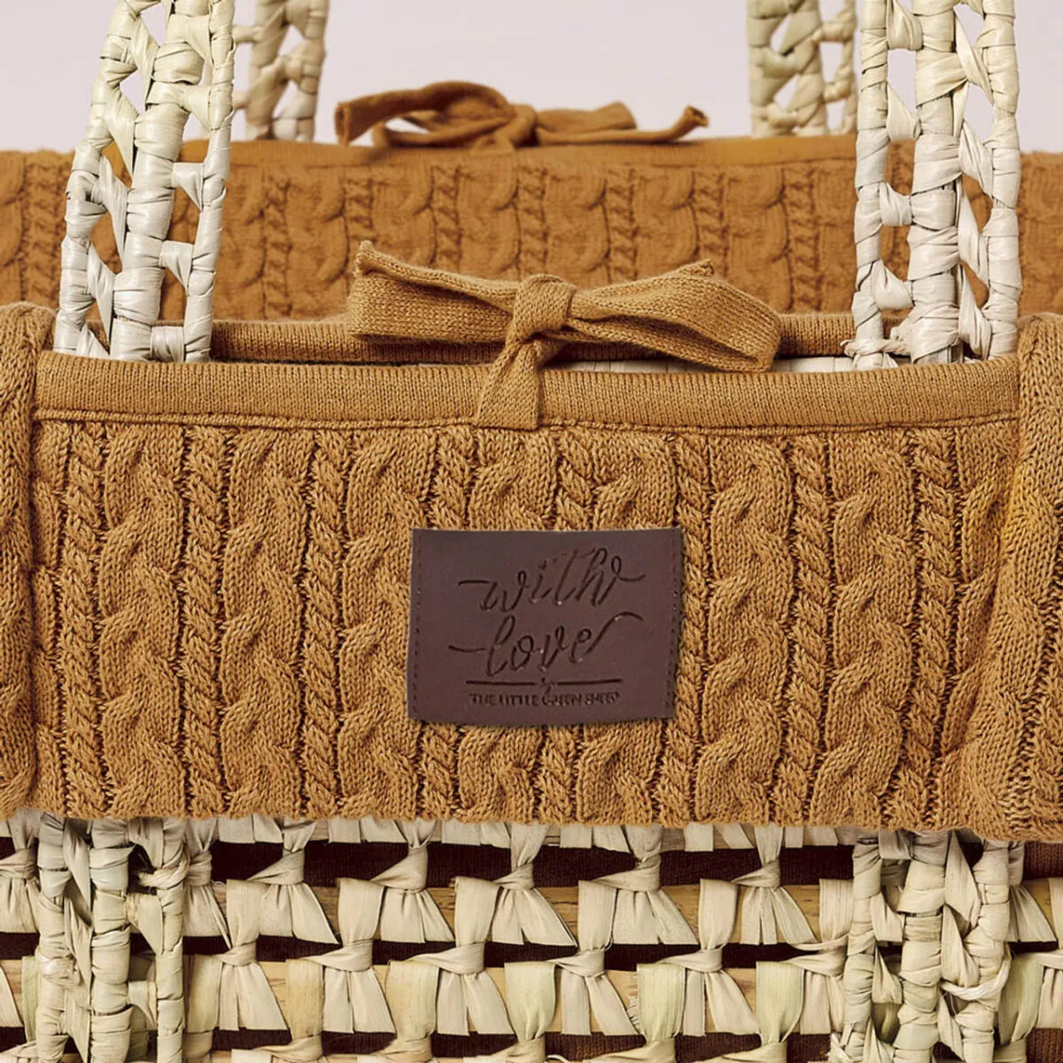 LGS Moses Basket & Rocking Stand Bundle - Honey - Image 3