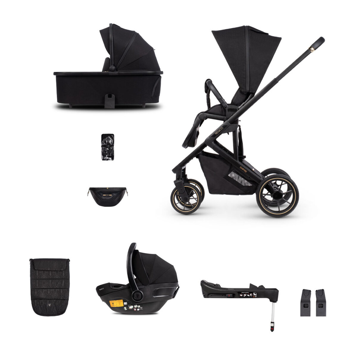 Venicci Empire 3 in 1 Travel System With Isofix Base 
