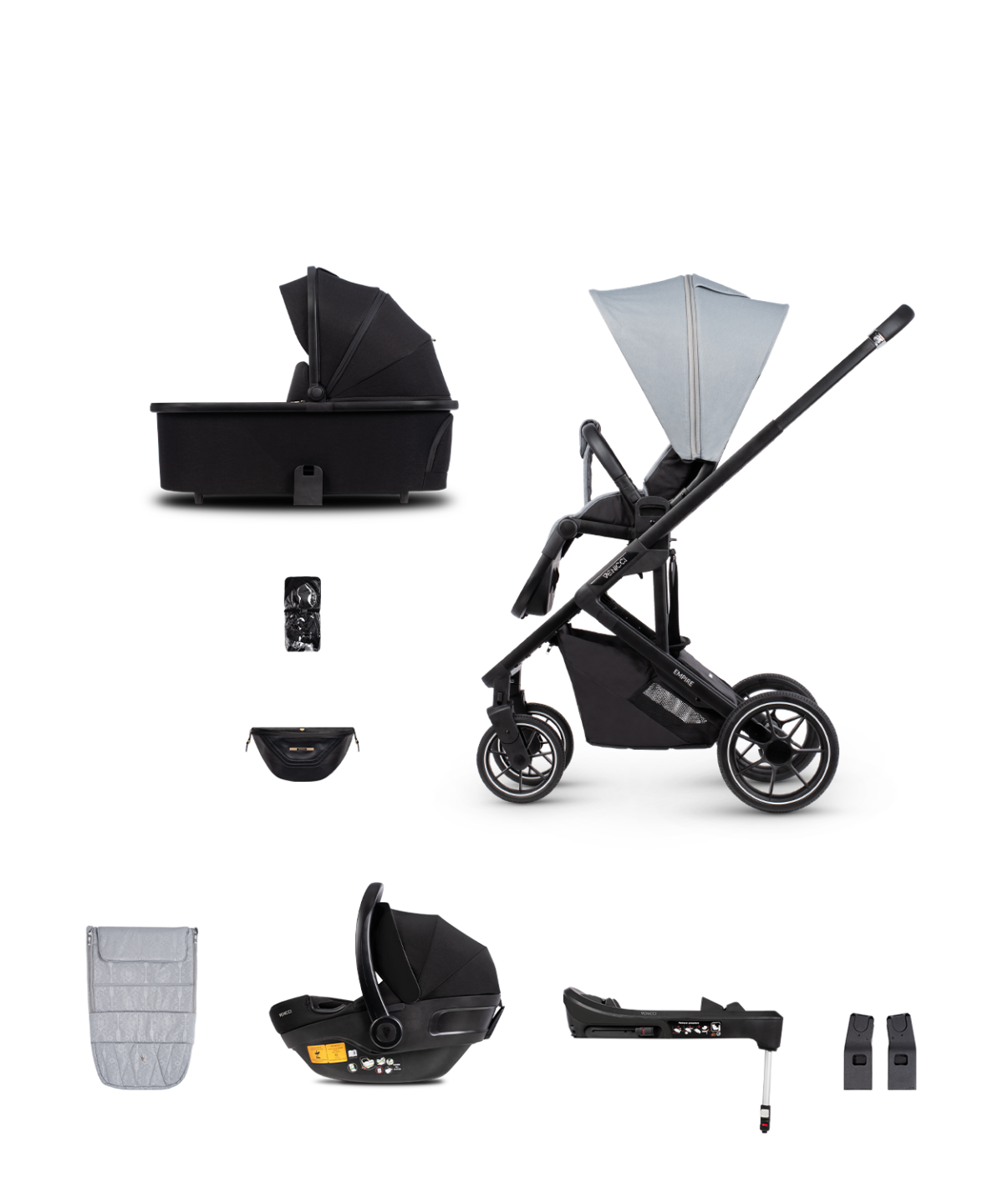 Venicci Empire 3 in 1 Travel System With Isofix Base  - Image 19