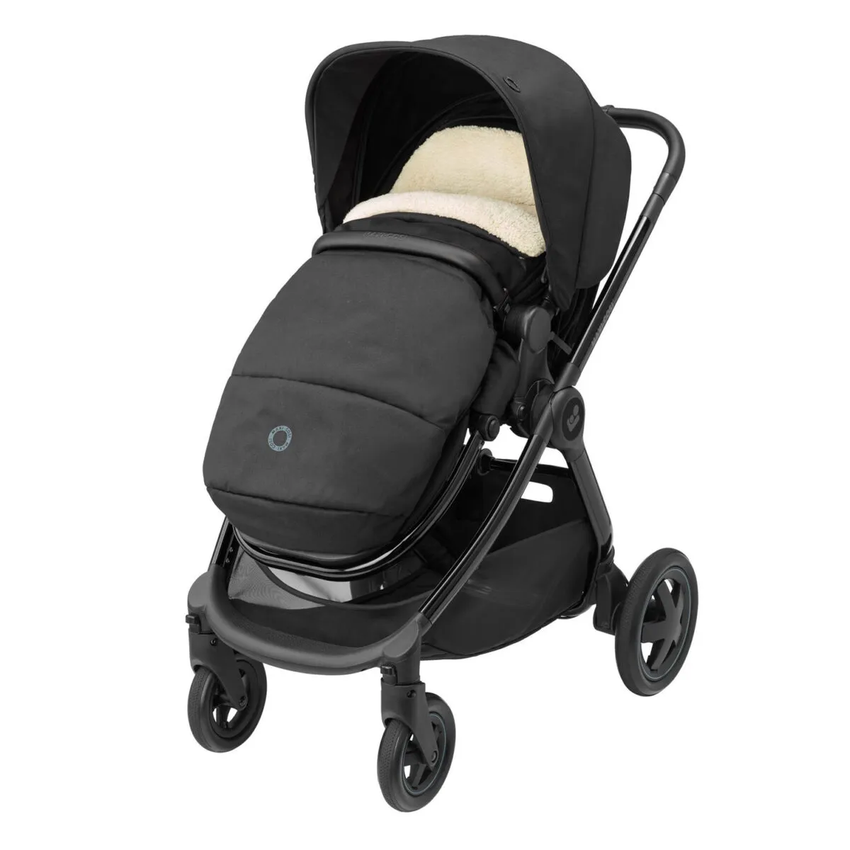 Maxi Cosi Adorra Luxe Travel System with Pebble 360 PRO & 360 FamilyFix PRO Base - Twillic Black - Image 4