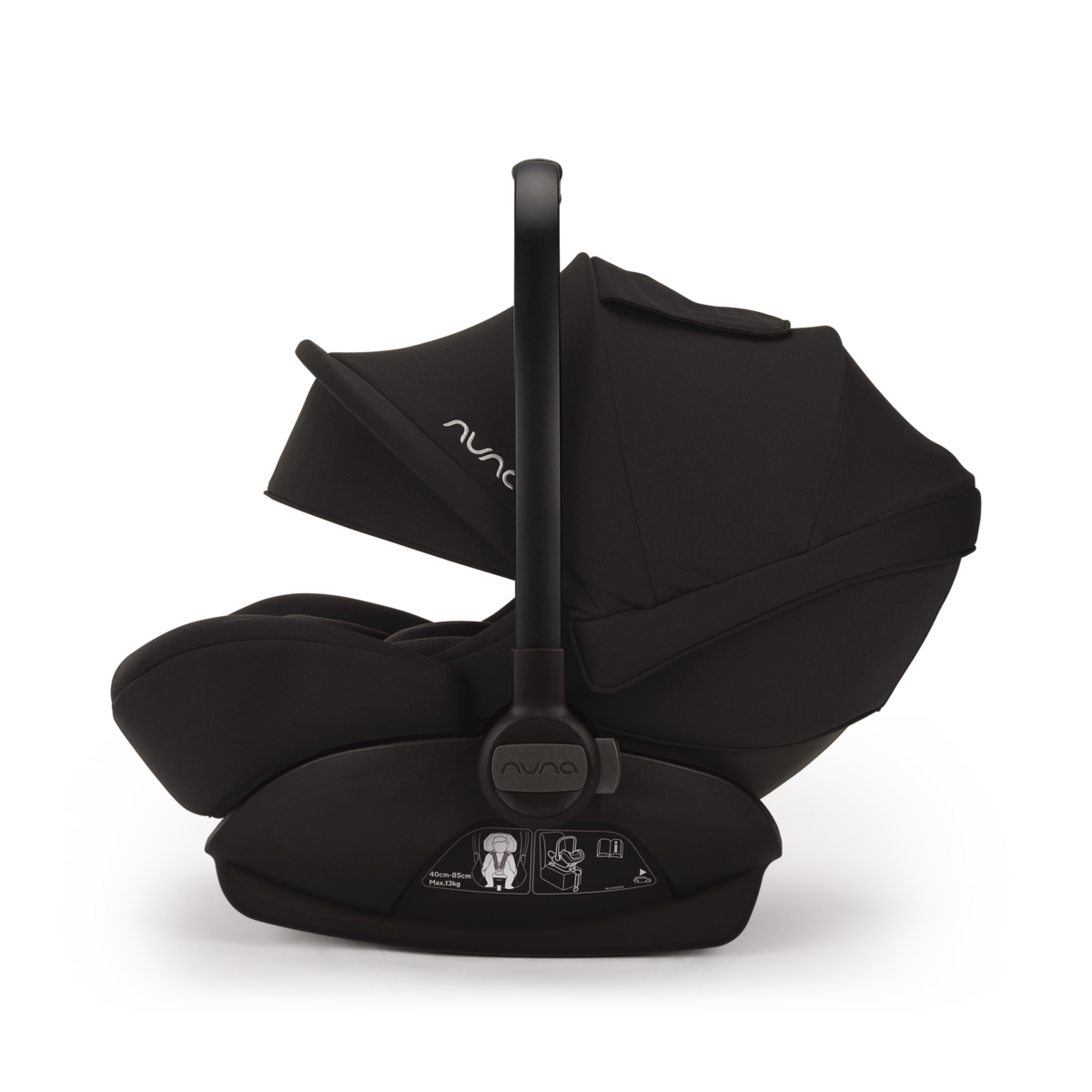 Nuna Arra Next Infant Carrier i-Size Car Seat - Caviar/Chocolate - Image 7