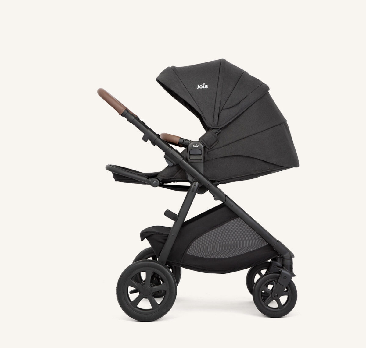 Joie Alore 4 in 1 Height Adjustable Pram - Shale - Image 3