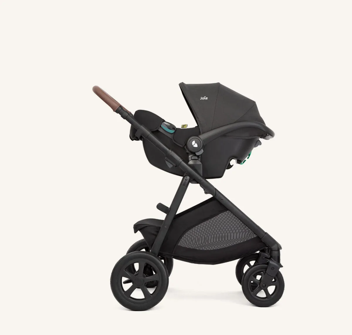 Joie Alore 4 in 1 Height Adjustable Pram - Shale - Image 6