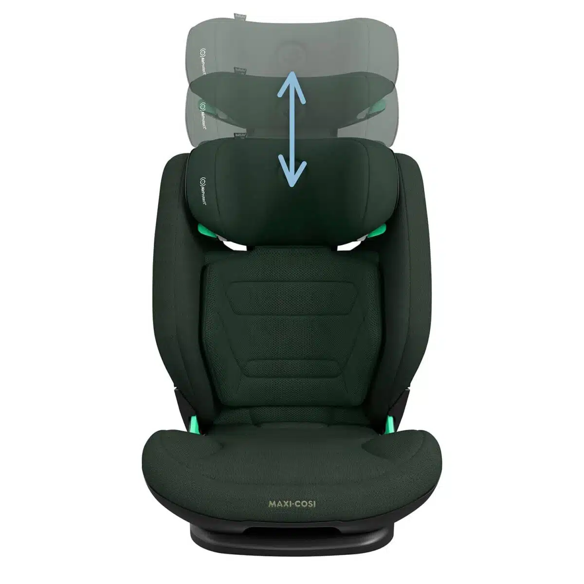 Maxi Cosi RodiFix Pro2 i-Size Car Seat - Authentic Green - Image 5