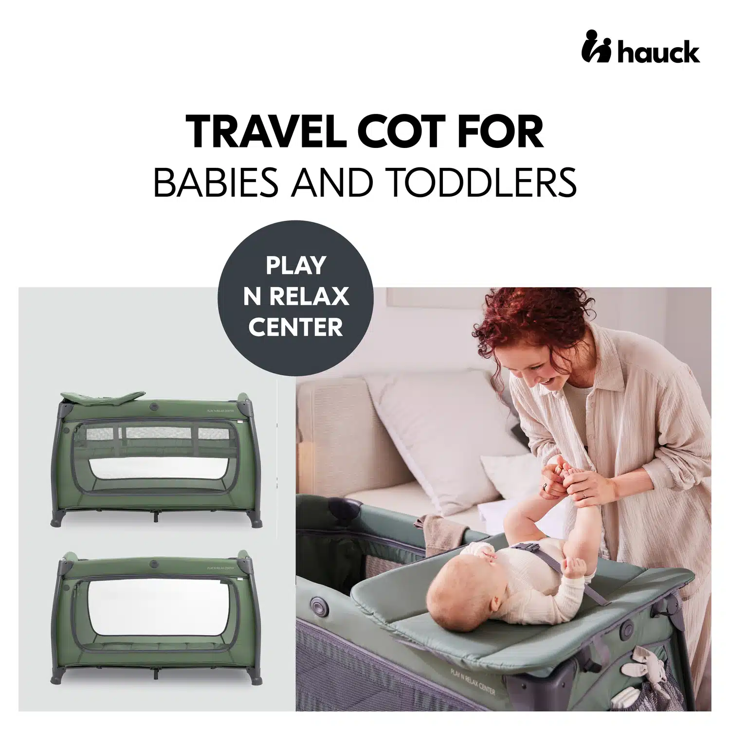 Hauck play n relax travel cot online
