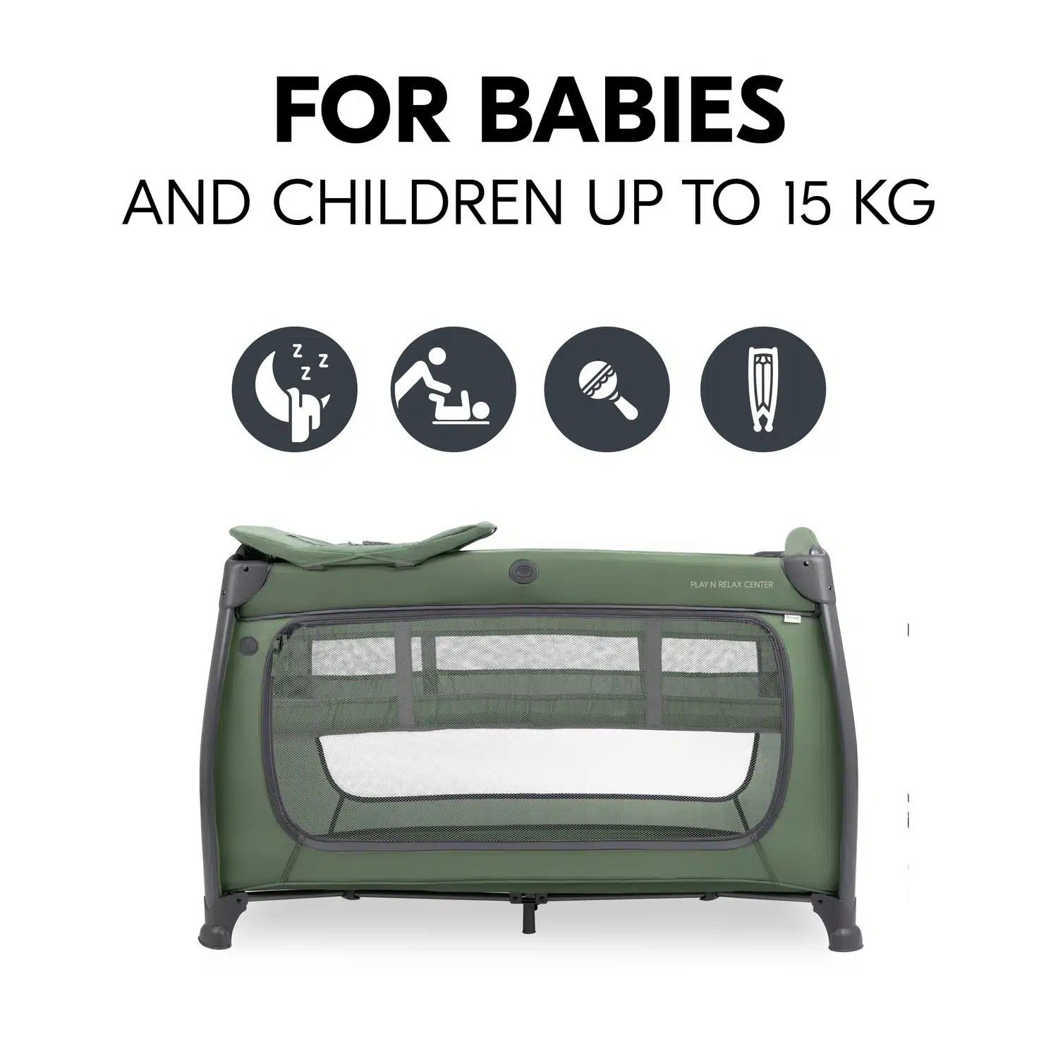 Hauck travel cot dimensions sales