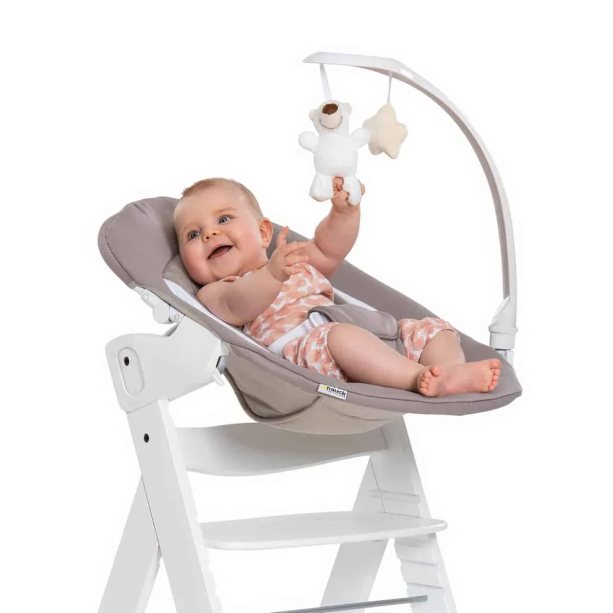 Hauck Alpha Deluxe Baby Bouncer/Rocker - Sand - Image 9