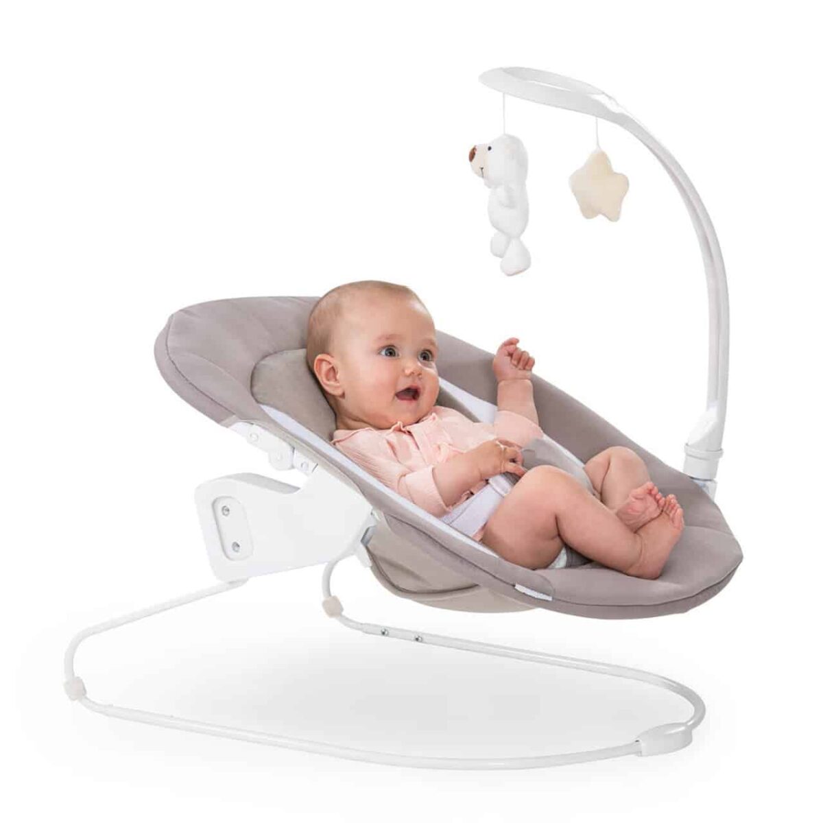 Hauck Alpha Deluxe Baby Bouncer/Rocker - Sand - Image 6