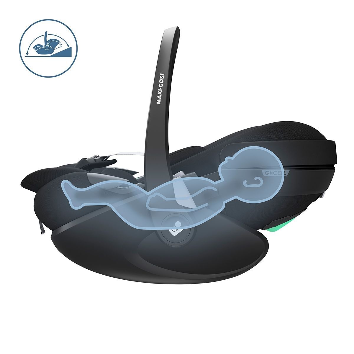 Maxi Cosi Pebble 360 i-Size Car Seat - Luxe Twillic Truffle - Image 6