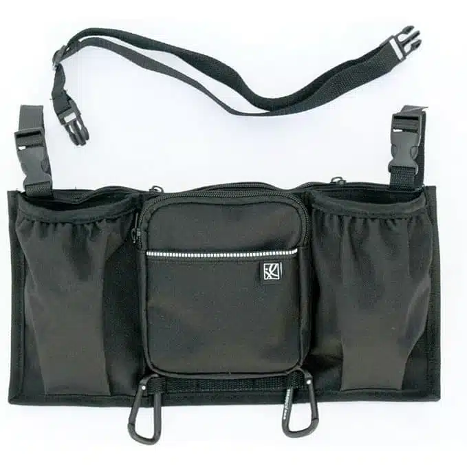 JL Childress Bottles N Bags Baby Essentials Organiser - Black | For Strollers & Pushchairs