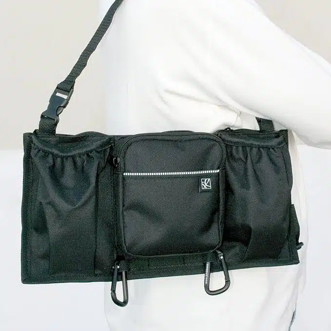 JL Childress Bottles N Bags Baby Essentials Organiser - Black | For Strollers & Pushchairs - Image 3