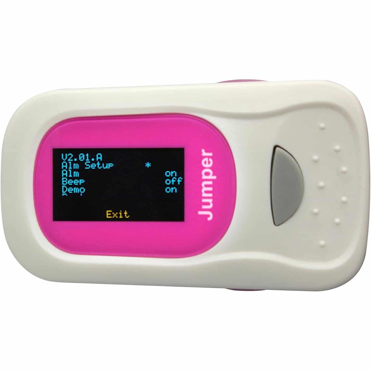 Jumper Oximeter For Accurate Reading Of Oxygen Saturation Levels - Pink - Image 3