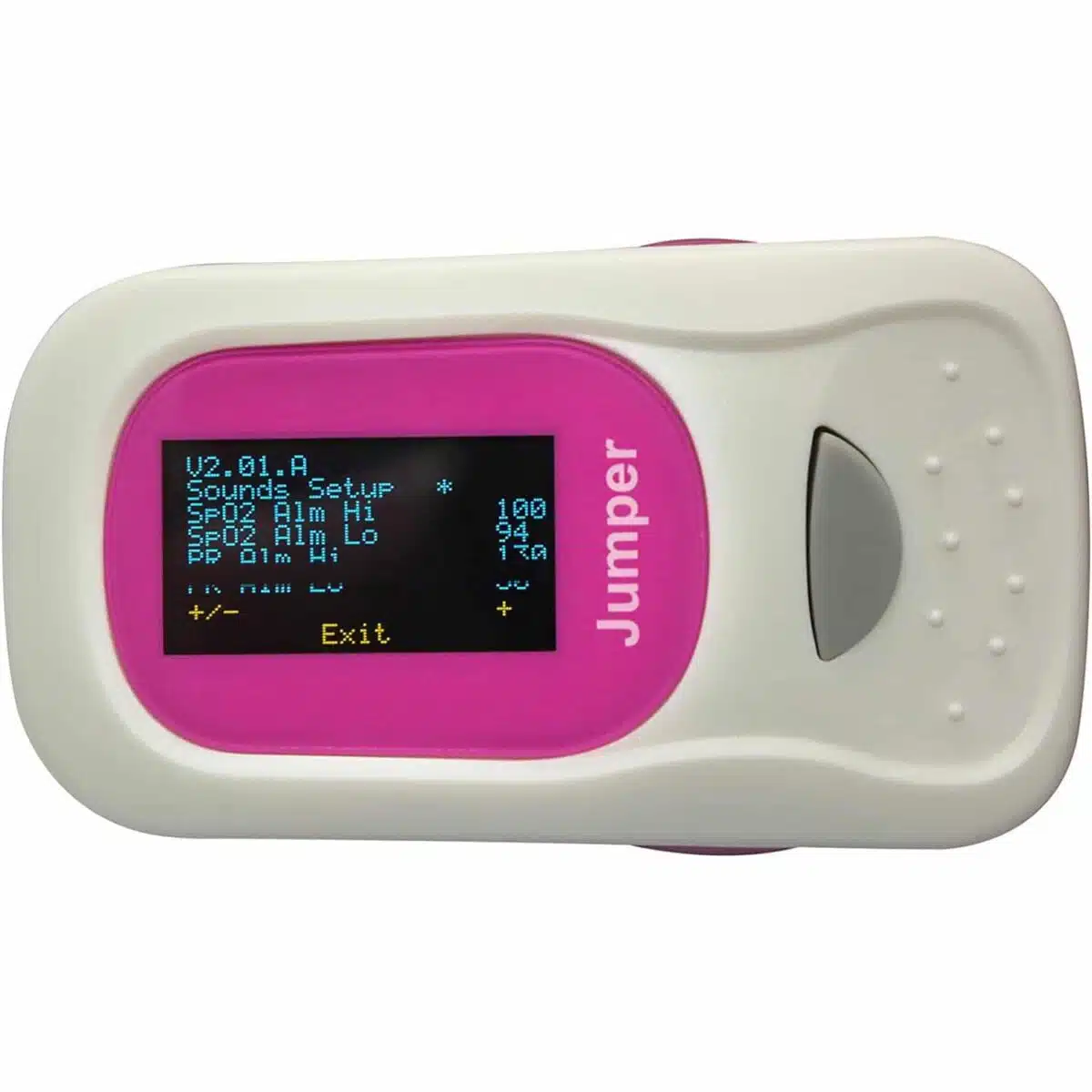 Jumper Oximeter For Accurate Reading Of Oxygen Saturation Levels - Pink - Image 2