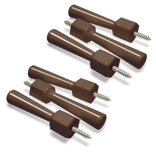 Mommy's Helper Door Stops Brown Pack of 6 Blister Pack