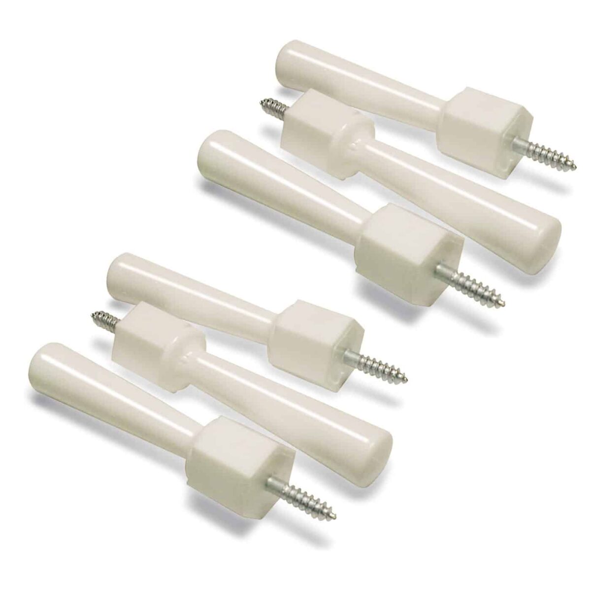 Mommys Helper - White Door Stops 6 Pack Easy To Install - Image 2