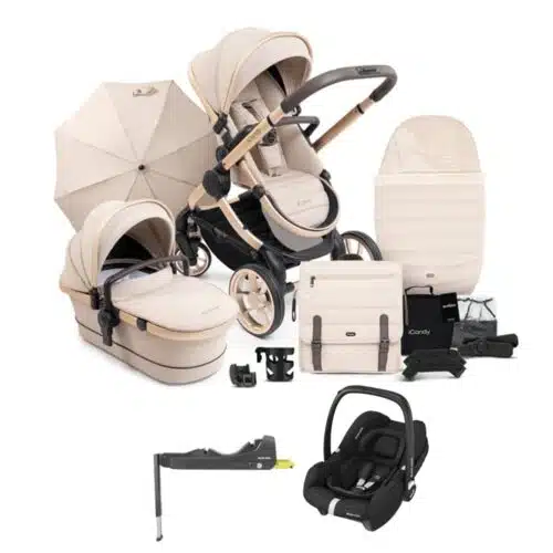 iCandy Peach 7 Complete Travel System with Maxi Cosi Cabriofix Car Seat & Base