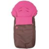 Red Castle Footmuff - Brown & Fuchsia | For Pushchair and Stroller