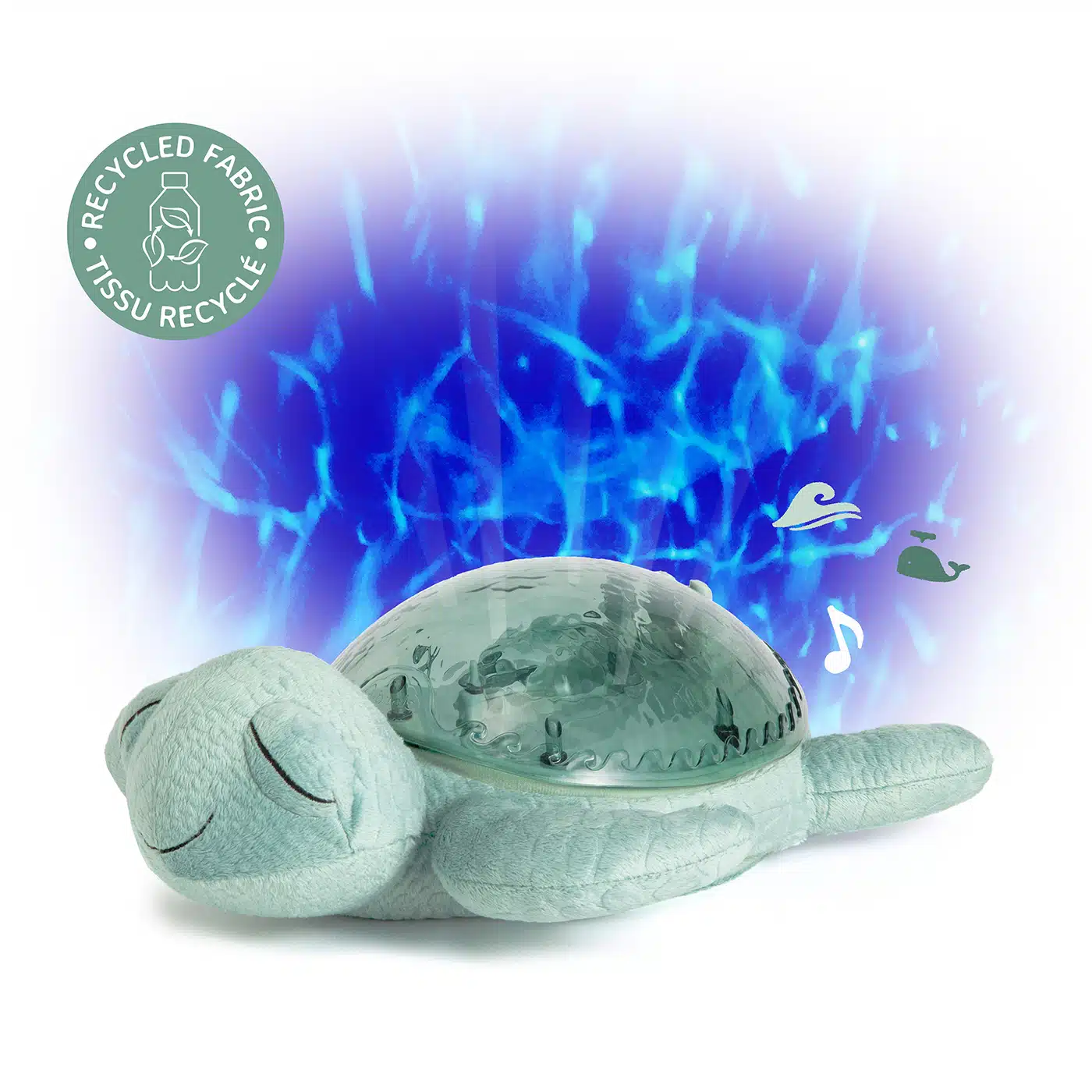 CloudB Tranquil Turtle Projector, Night Light and Sound Soother - Green - Image 2
